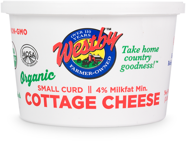 Small Curd 4% Organic Cottage Cheese Image