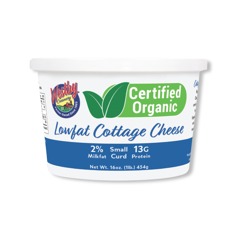 Small Curd 2% Organic Cottage Cheese Image