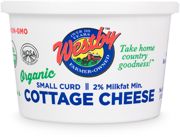 Small Curd 2% Organic Cottage Cheese Image