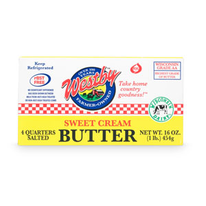 Westby Creamery Cooperative Sweet Cream Butter - 16 oz. package