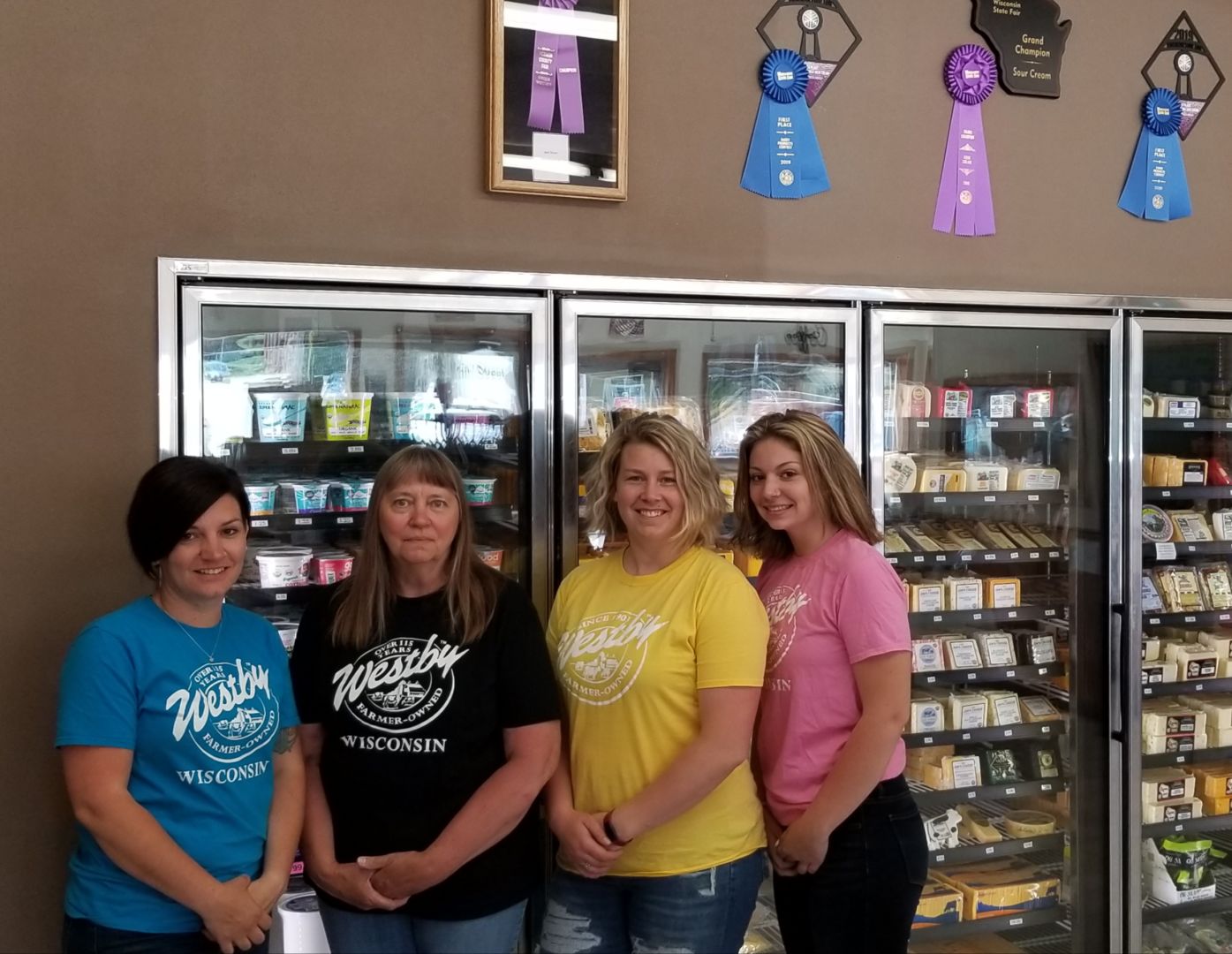 Westby Creamery retail store team