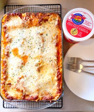 Westby cottage cheese lasagna