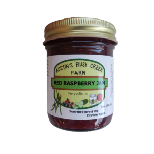 9 oz. Austin's Rush Creek Farm Red Raspberry Jam | Westby Creamery