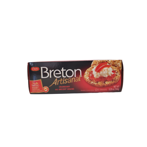 Breton Cranberry & Grain Crackers | Westby Cooperative Creamery