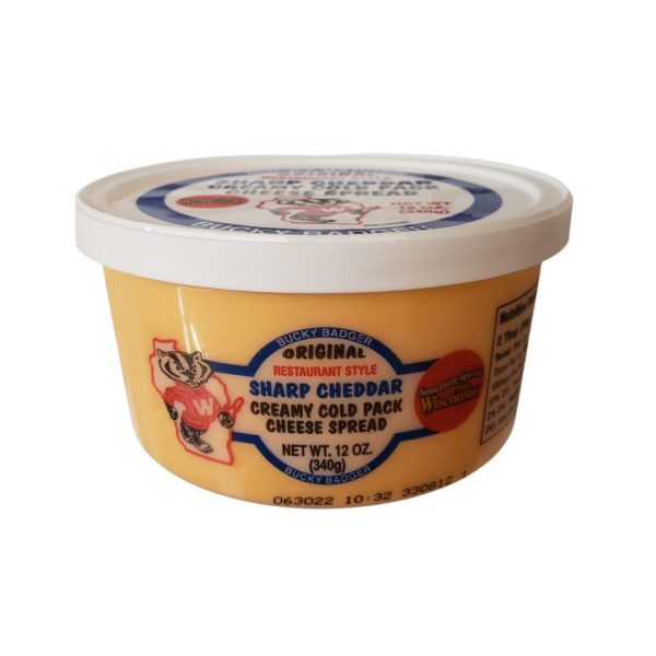 Bucky Badger Sharp Cheddar Spread | Westby Cooperative Creamery
