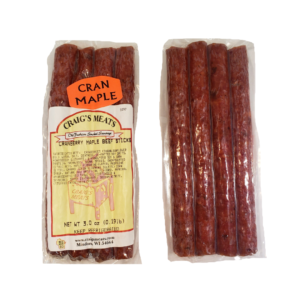 Craig's Meats - Cran Maple Beef Sticks