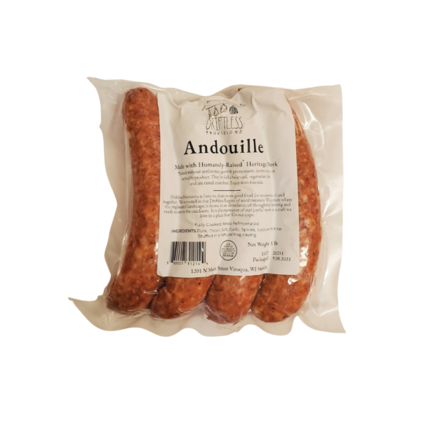 Driftless Provisions Andouille Sausage | Westby Cooperative Creamery