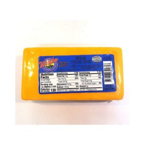 1 lb. Medium Cheddar Cheese | Westby Cooperative Creamery