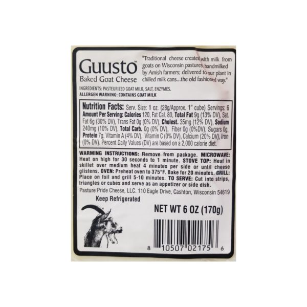 Pasture Pride - Guusto (Baked Goat Cheese)