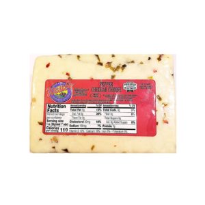 2.5 lb. Westby Pepper Cheddar Cheese | Westby Cooperative Creamery