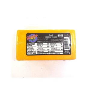 1 lb. Sharp Cheddar Cheese | Westby Cooperative Creamery