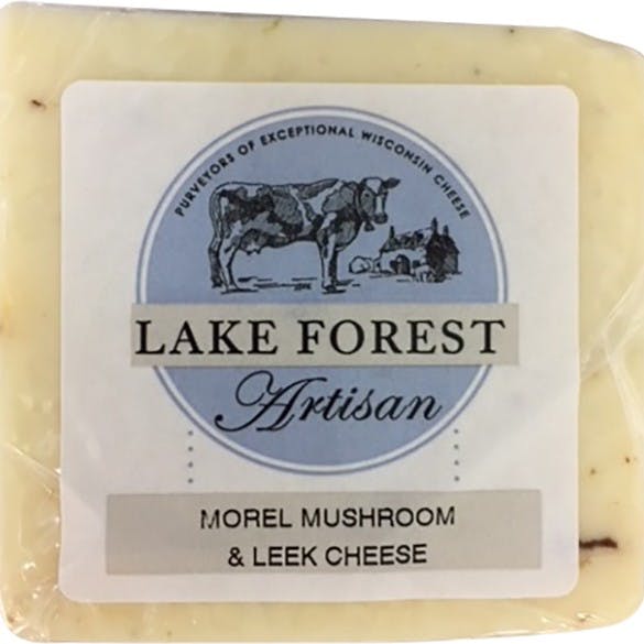 Morel Mushroom & Leek Cheese from Westby Creamery.