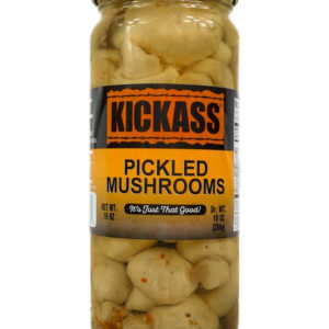 16 oz. KickAss Pickled Mushrooms | Westby Cooperative Creamery