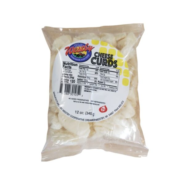 12 oz. White Cheddar Cheese Curds | Westby Creamery