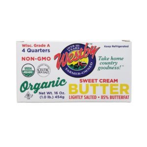 Westby Creamery Stick Butter - Organic 1 lb.