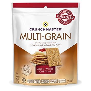 Crunchmaster Gluten Free Crackers - Multi-Grain Aged White Cheddar