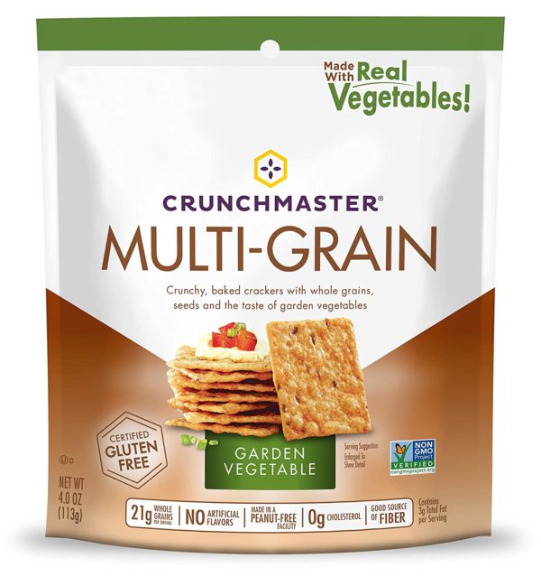 Crunchmaster Gluten Free Crackers - Multi-Grain Garden Vegetable