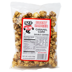 Bucky Badger Popcorn - Caramel, 4 oz.