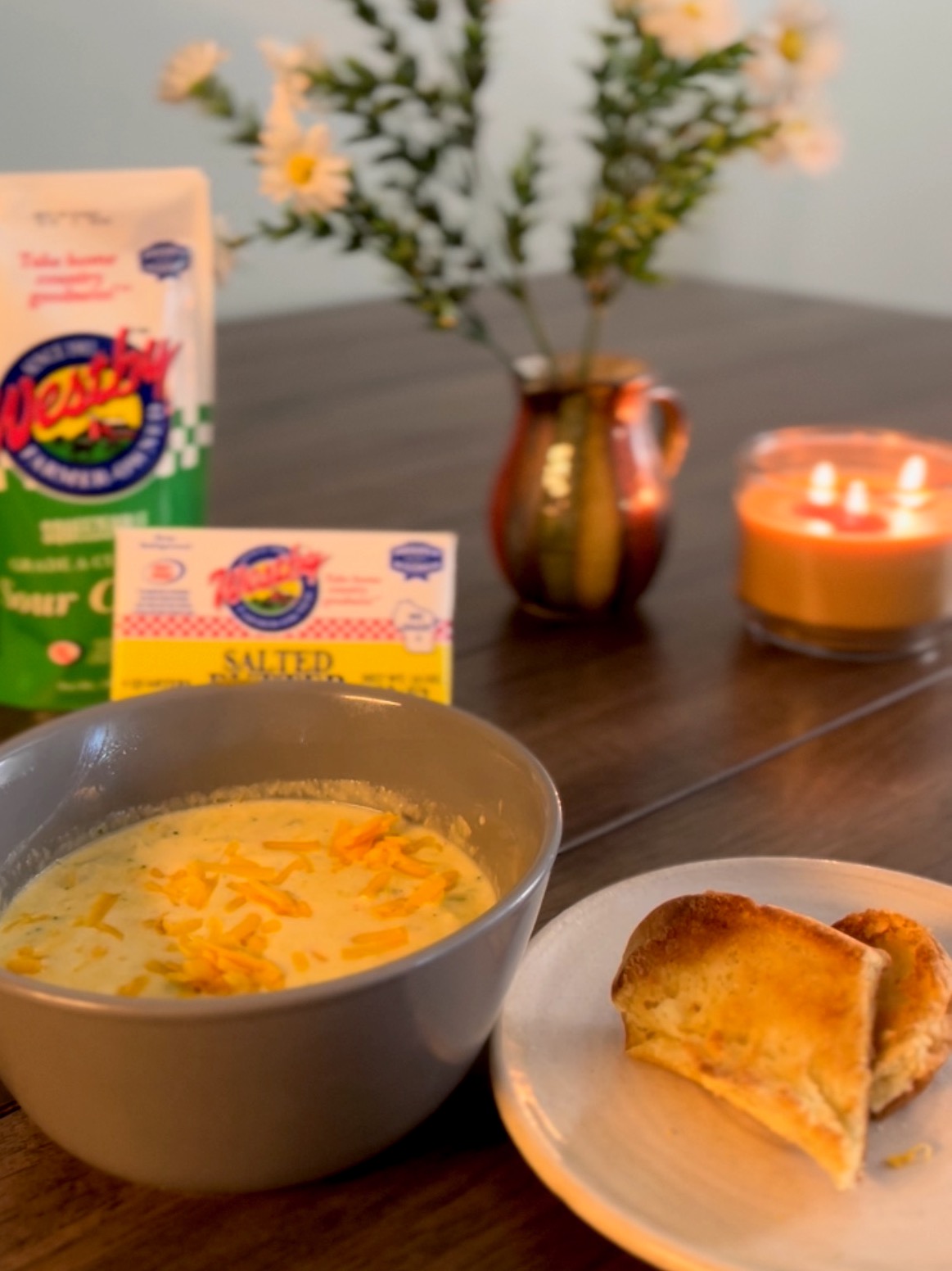 Sharp Cheddar Broccoli Soup