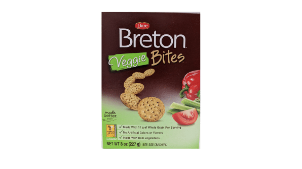 Breton Veggie Bites Crackers