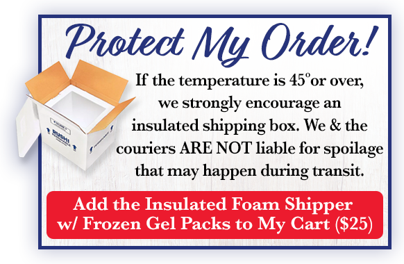 Protect my Westby Cooperative Creamery order with an insulated shipping box.