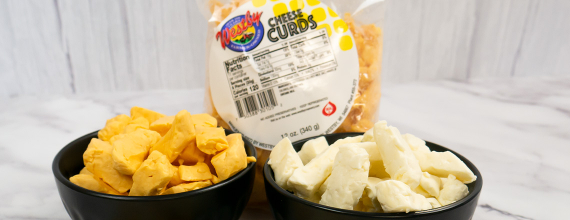 Delicious, Westby Cooperative Creamery cheese curds available for purchase online and at the Retail Store.