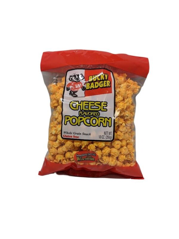 Bucky Badger Popcorn - Cheese, 10oz