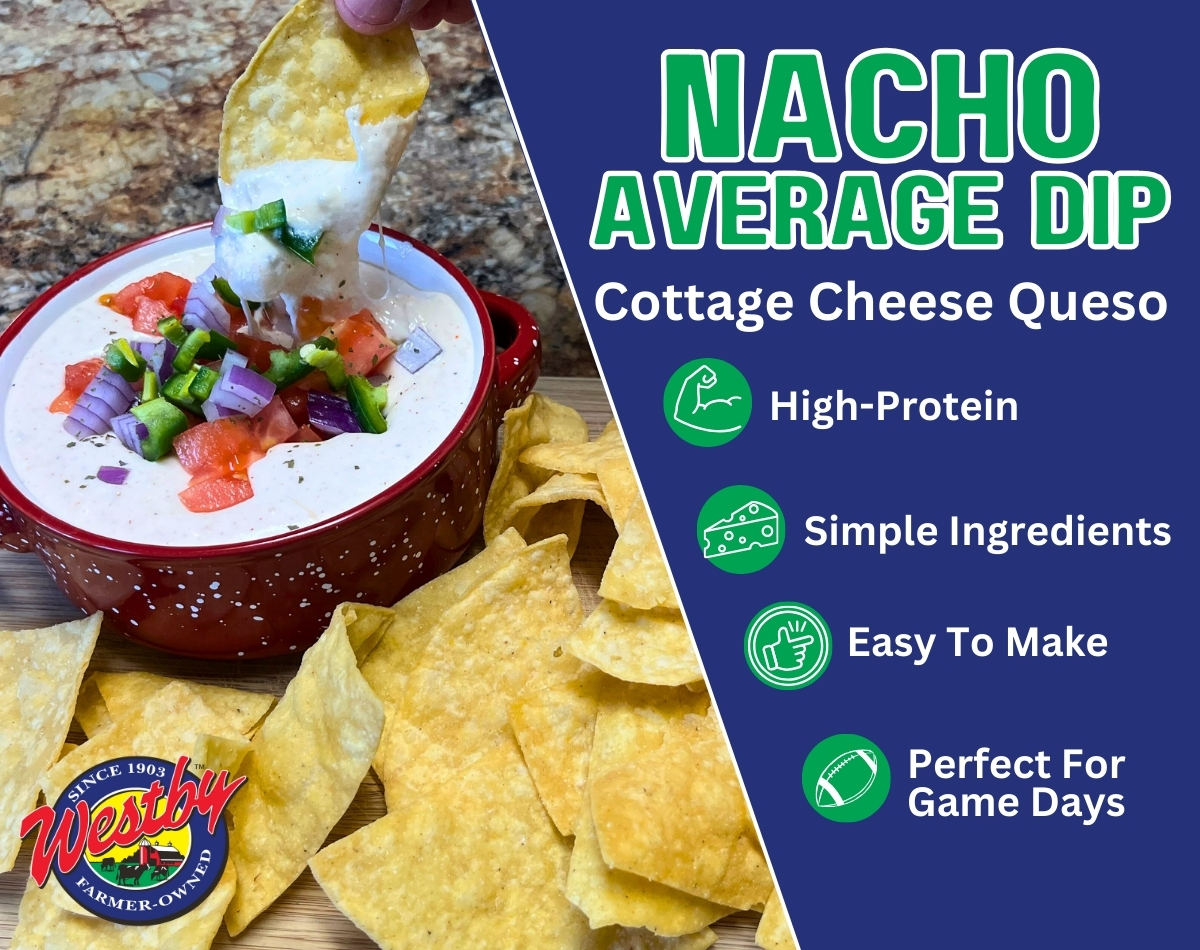 Nacho Average Dip: Cottage Cheese Queso