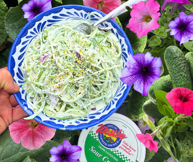 Everything Bagel Cucumber Salad