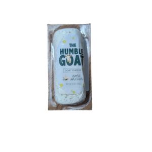 The Humble Goat Goat Cheese in flavor Garlic and Herb against a white background.