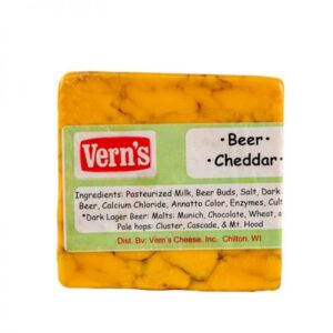 Package of Vern's Beer Cheddar.