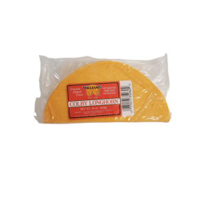 Package of Williams Colby Longhorn Cheese.